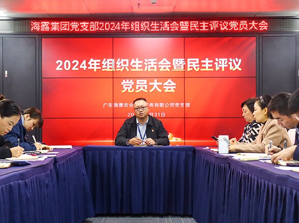 集团党支部召开2024年组织生活会暨民主评议党员大会
