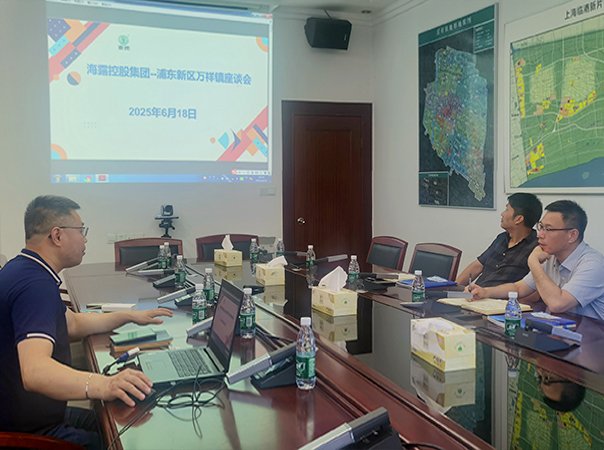 集团上海办事处与上海市浦东新区万祥镇座谈交流
