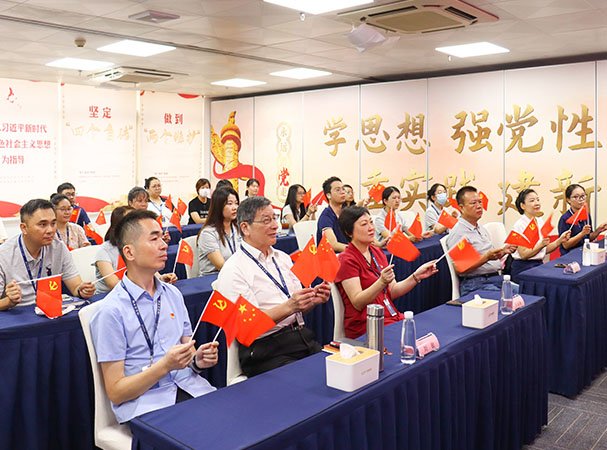 集团党支部集中观看九三阅兵直播