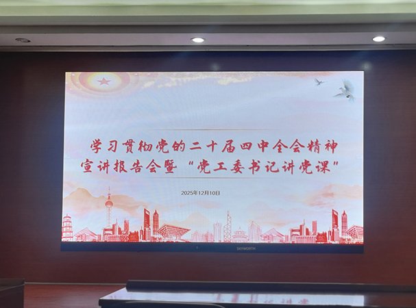 集团党支部参加东漖街道学习贯彻党的二十届四中全会精神宣讲会